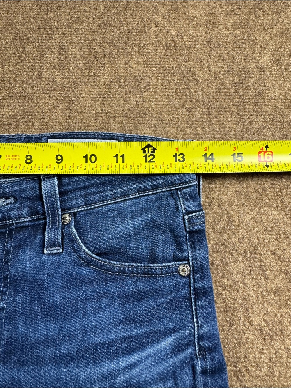 AG The Farrah Skinny Ankle High Rise Jeans 25 Regular - Picture 11 of 16